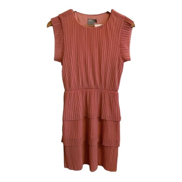 ASOS | Pink Tiered Ribbed Dress | 10 NWT - Picture 4 of 7
